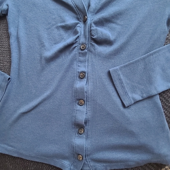 Madewell Y2K Collared Button-through Polo Size XS - Picture 3 of 6